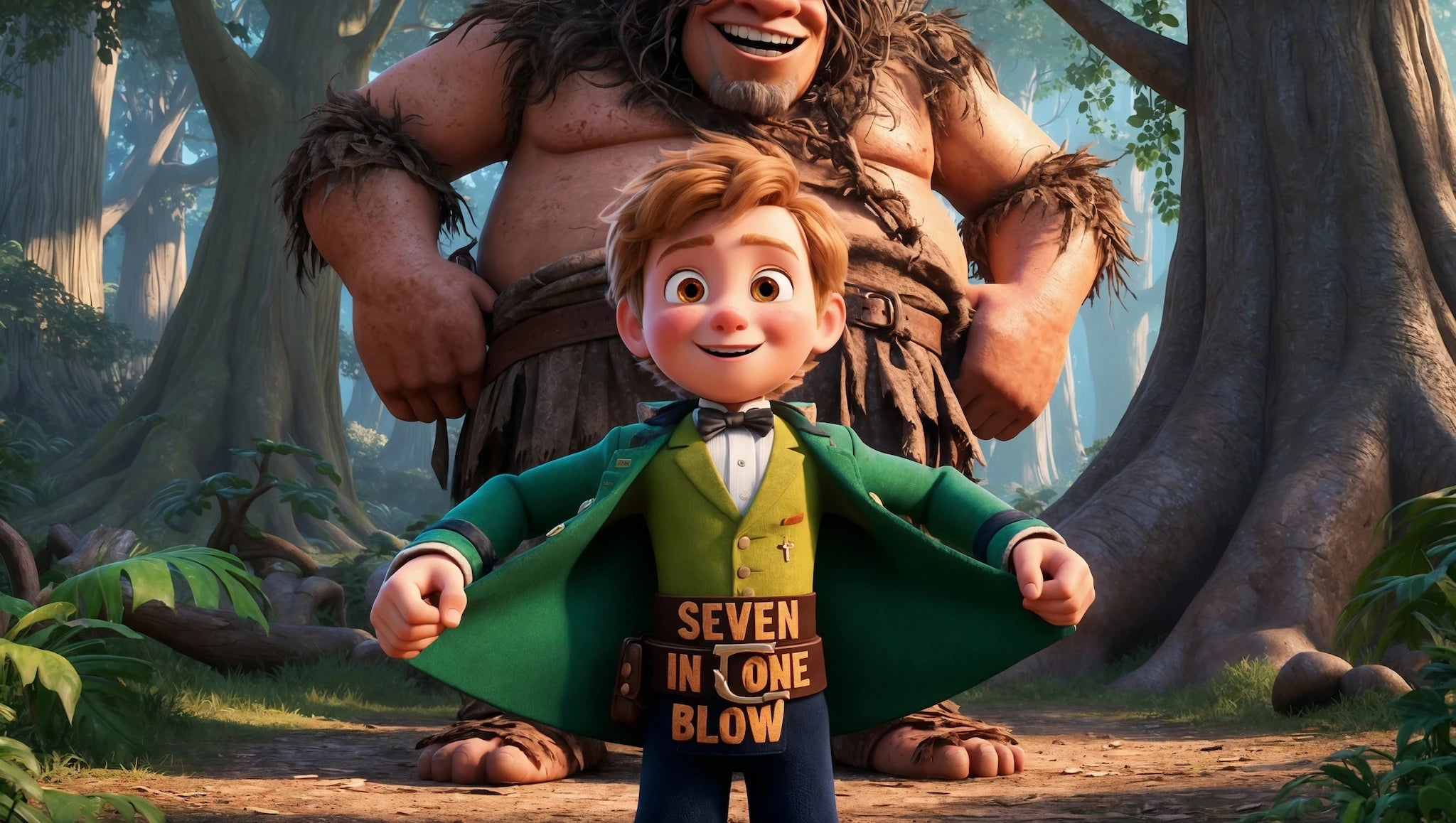 Imagen de portada del cuento, "El Sastrecillo Valiente"
